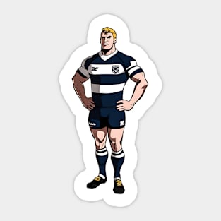 Rugby Union Player Sticker